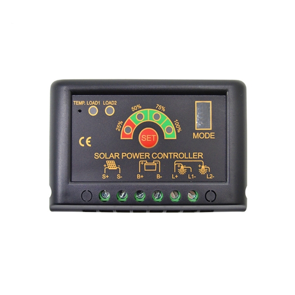 Picture of 15A PWM Solar Charge Controller, 12V/24V