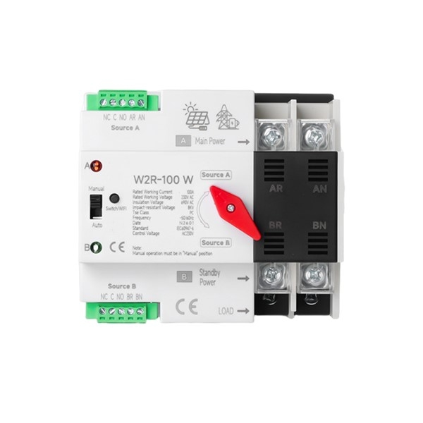 Picture of 63~100 Amp Solar Automatic Transfer Switch, 2/3/4 Poles