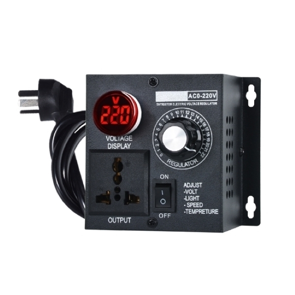 Picture of Adjustable 4000W SCR Voltage Regulator, 110V/220V