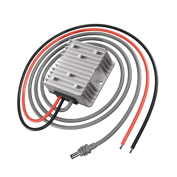 Picture of 12V-24V to 57V DC-DC Boost Converter with Male Plug