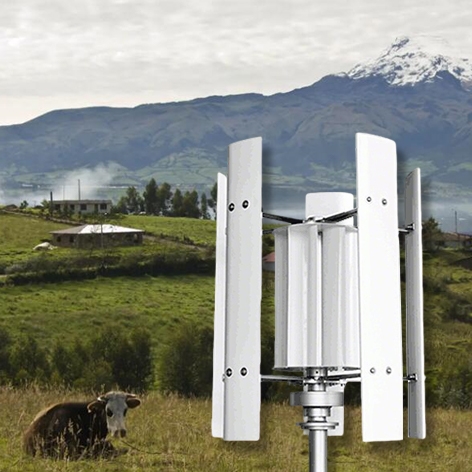 3kW vertical axis wind turbine use
