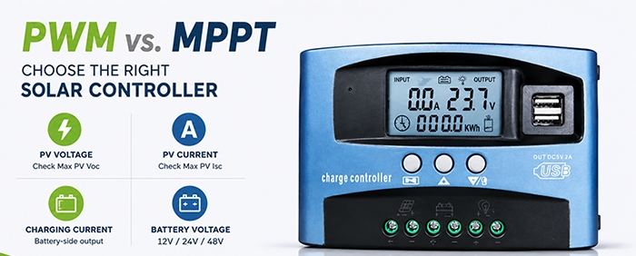 Choose solar charge controller