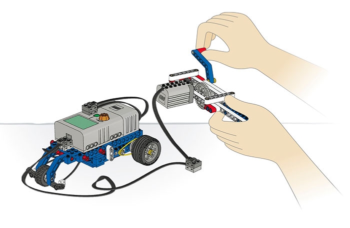 Hand crank generator working process