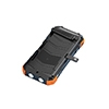 Solar hand crank generator