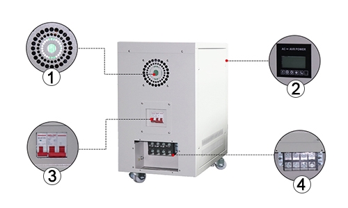 10 kva automatic voltage stabilizer details