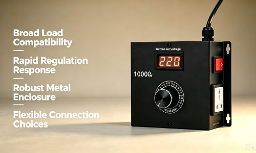 Adjustable 10000W SCR Voltage Regulator Features