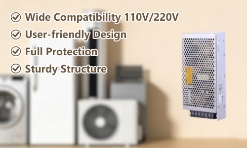 24V 4A Switching Mode Power Supply Features
