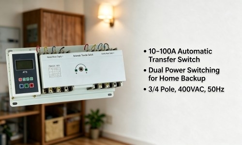 10-100 Amp Automatic Transfer Switch Feature