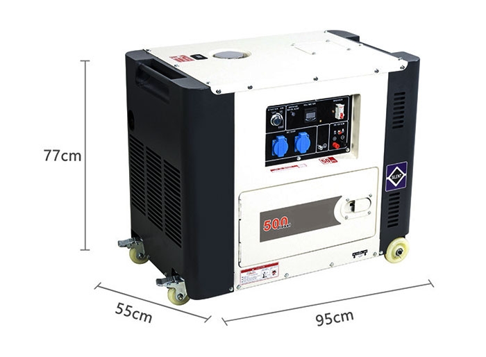 10kw diesel inverter generator size