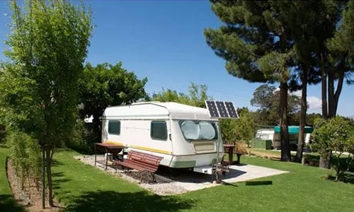 Caravan outdoor power supply