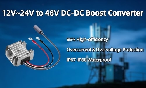 12V-24V to 48V DC-DC Boost Converter Feature