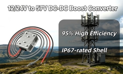 12V-24V to 57V DC-DC Boost Converter Features