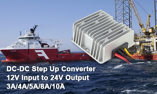 12V to 24V step up converter features