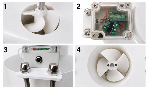 150w low head hydro turbine detail