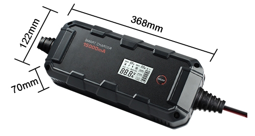 15A Intelligent Car Battery Charger Dimension