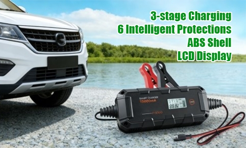 15A Intelligent Car Battery Charger