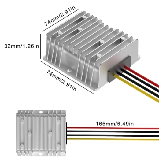 18V-75V to 12V DC-DC Buck Converter Dimension