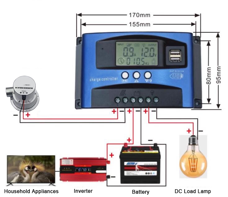 Micro hydroelectric generator connection diagram