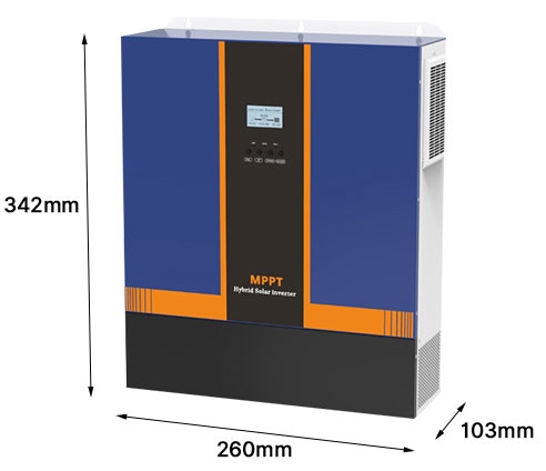 1kw hybrid inverter dimension