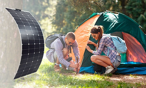 240W flexible solar panel feature