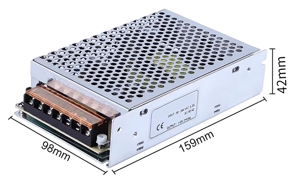 24V 3A 75W SMPS Dimension