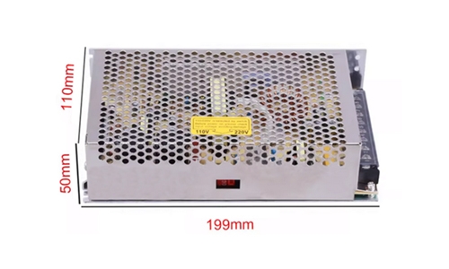 24V 8A 200W SMPS Switching Power Supply Dimensions