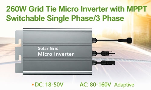 260w micro inverter feature