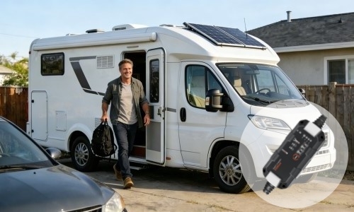 3.5A Portable Car Battery Charger Features