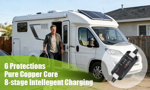 3.5A Portable Car Battery Charger Features