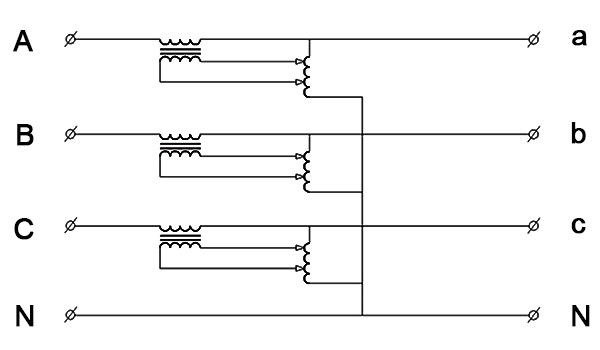 3 phase voltage stabilizer schematic diagram