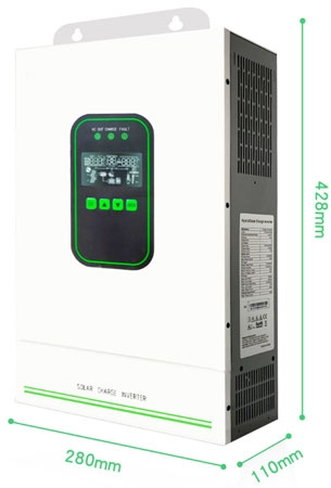3.6kw hybrid inverter dimension