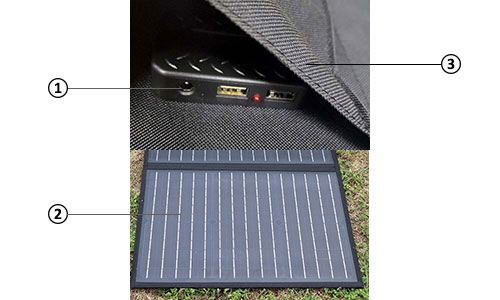 30w portable solar panel details