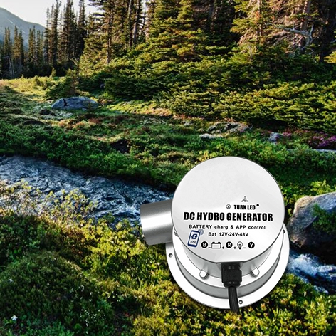 36V micro hydroelectric generator stream use