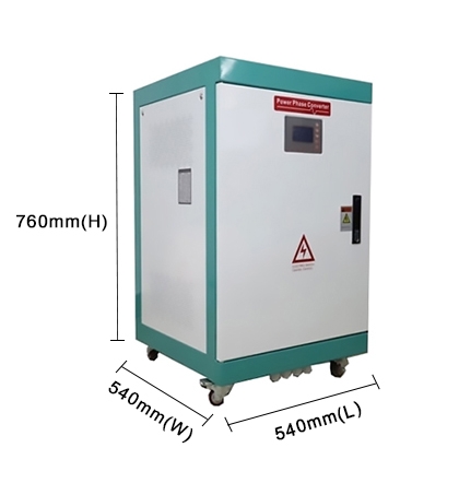 6kw single phase to three phase converter size