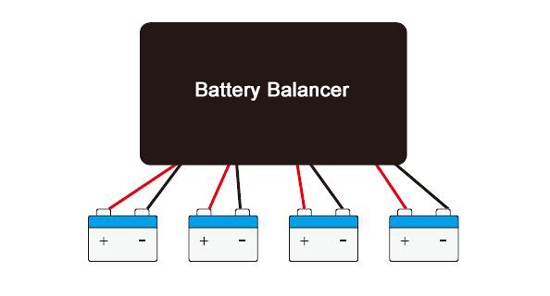 4S 10A Lead Acid Battery Balancer Wiring Diagram