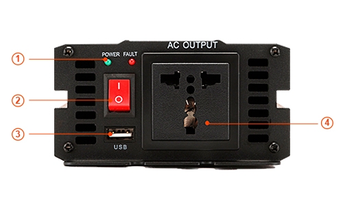 500 watt power inverter detail