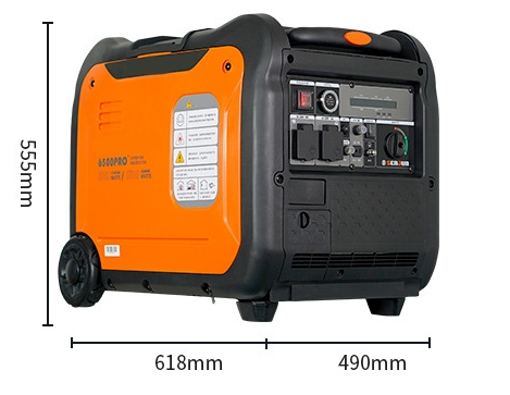 5500 watt quiet inverter generator size