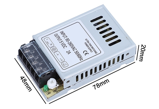 5V 2A 10W SMPS Dimension