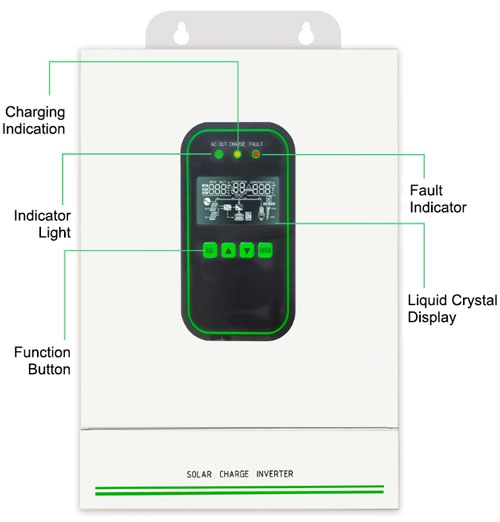 6.5kw hybrid inverter structure