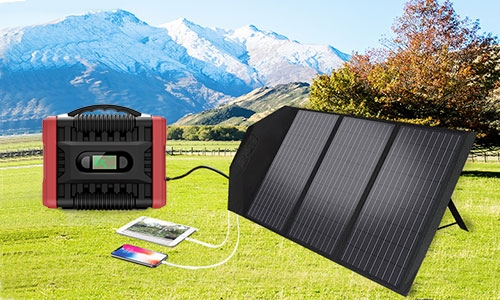 60w portable solar panel feature