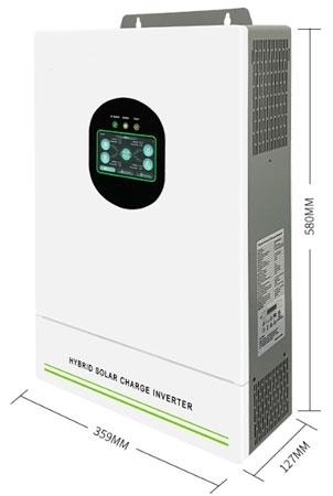 7kw hybrid inverter dimension