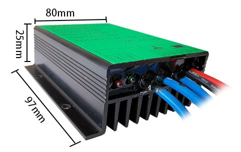 500/800W MPPT Wind Turbine Charge Controller - Waterproof IP67, 12V/24V Auto, With Display & Overcharge Protection