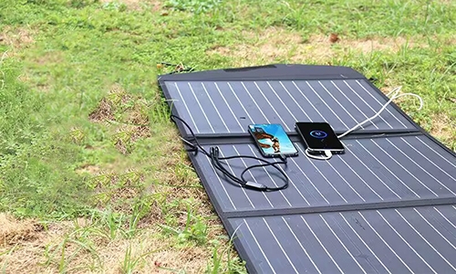 80W portable solar panel feature