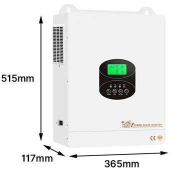 8kw hybrid inverter dimensions