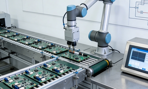 Adjustable DC power supply for production line inspection