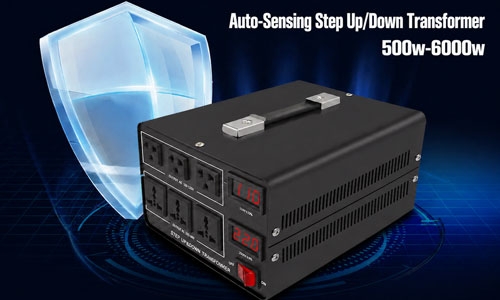 auto sensing step up step down transformer feature