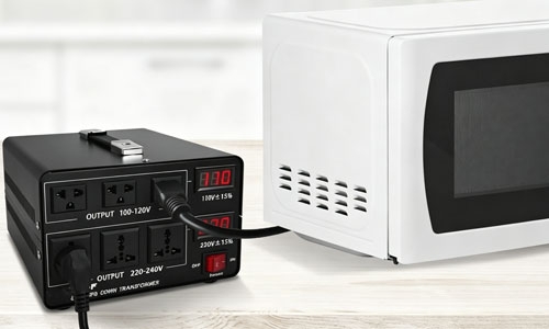auto sensing step up step down transformer for microwave