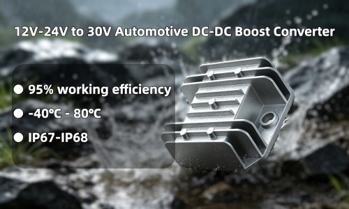 Automotive DC-DC Boost Converter Dimension