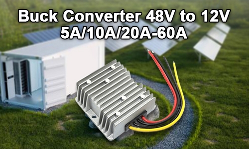 48V to 12V DC DC buck converter feature