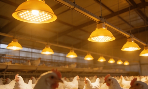 Constant voltage LED driver for poultry